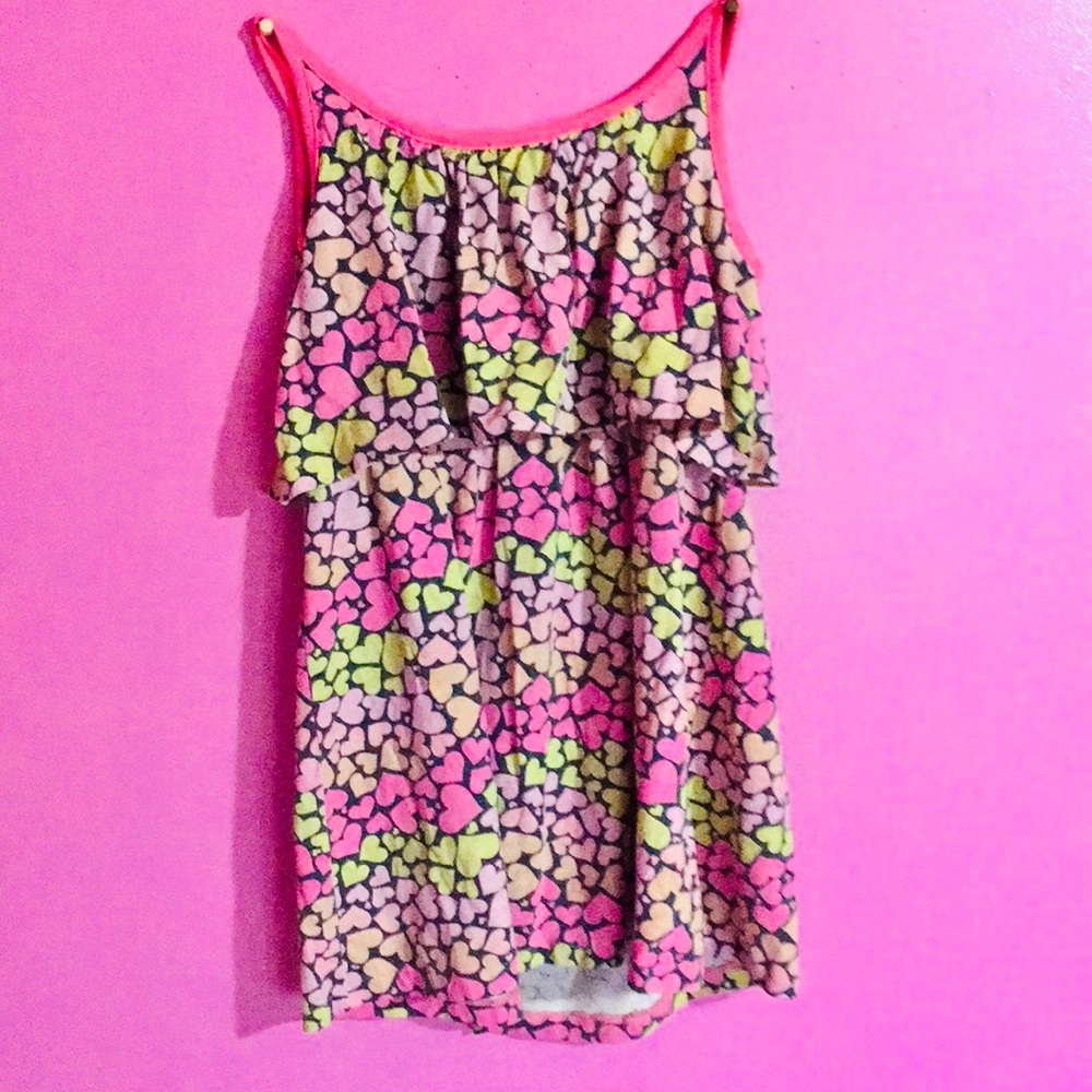 Kids Floral Dress with Cut Back